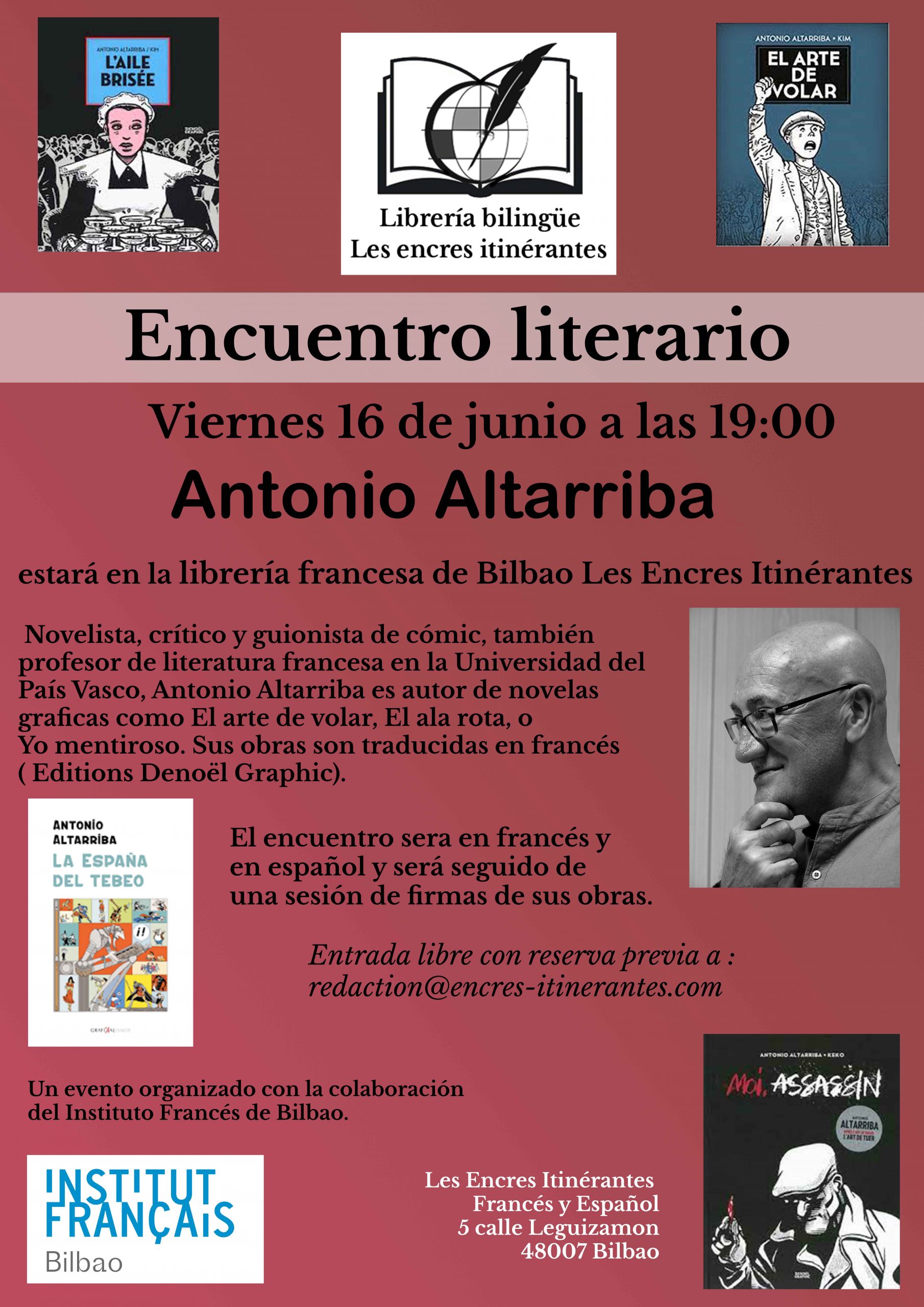 Encuentro literario con Antonio Altarriba